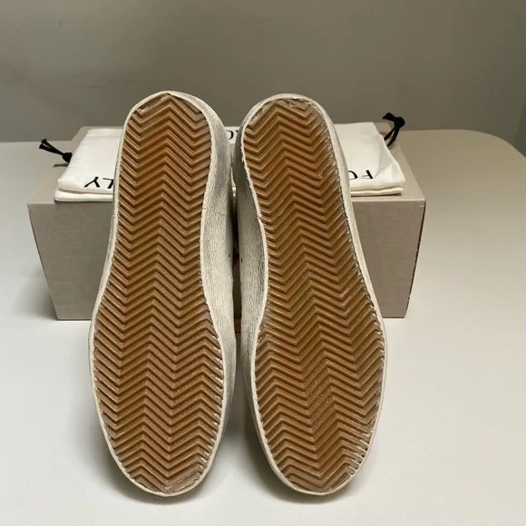 Golden Goose Mid Star Sneaker White Leather/Gold/Leopard Star sz 38 New in Box - Picture 11 of 14